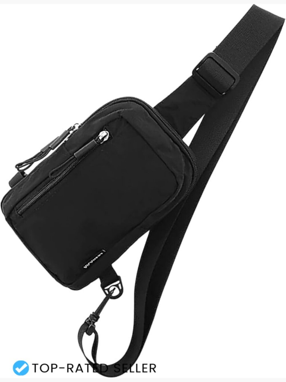 Small Sling Crossbody Bag Water Resistant Nylon Chest Pack Travel EDC unisex